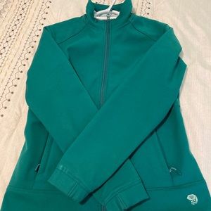 Womens Mountain Hardwear soft shell fleece jacket